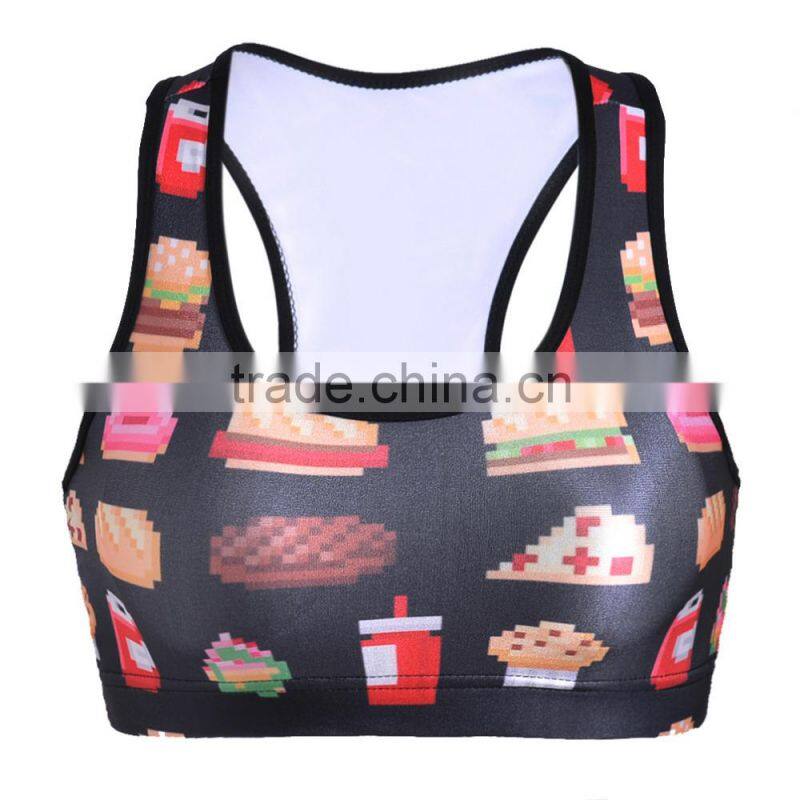 2015 Oeko Comfortable Quick Dry Breathable for women fitness wear Lady's Sports Bra S131-65