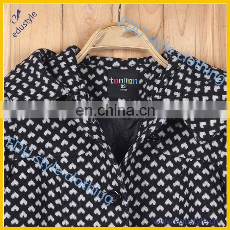 2017 Fashion Plus Size Polyester Black Women Winter Coats