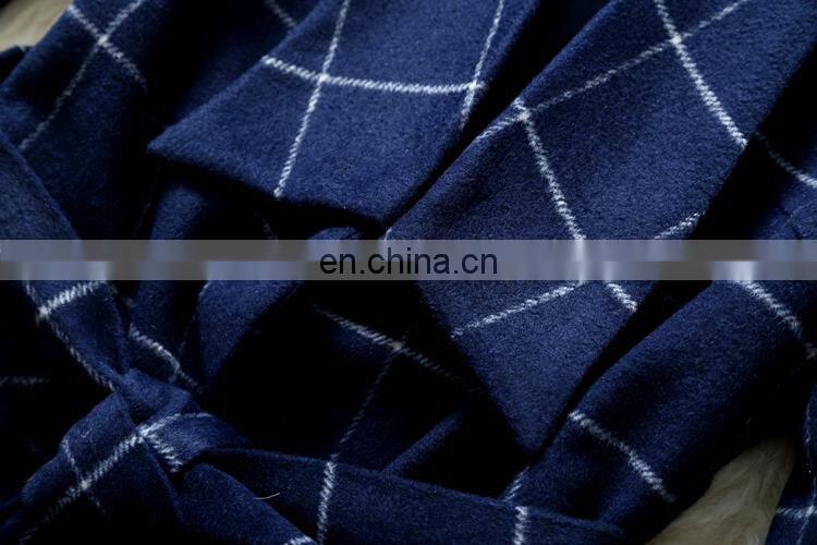 2016 Newly fashion beautiful Plaid shirt for light mature or coat for young lady