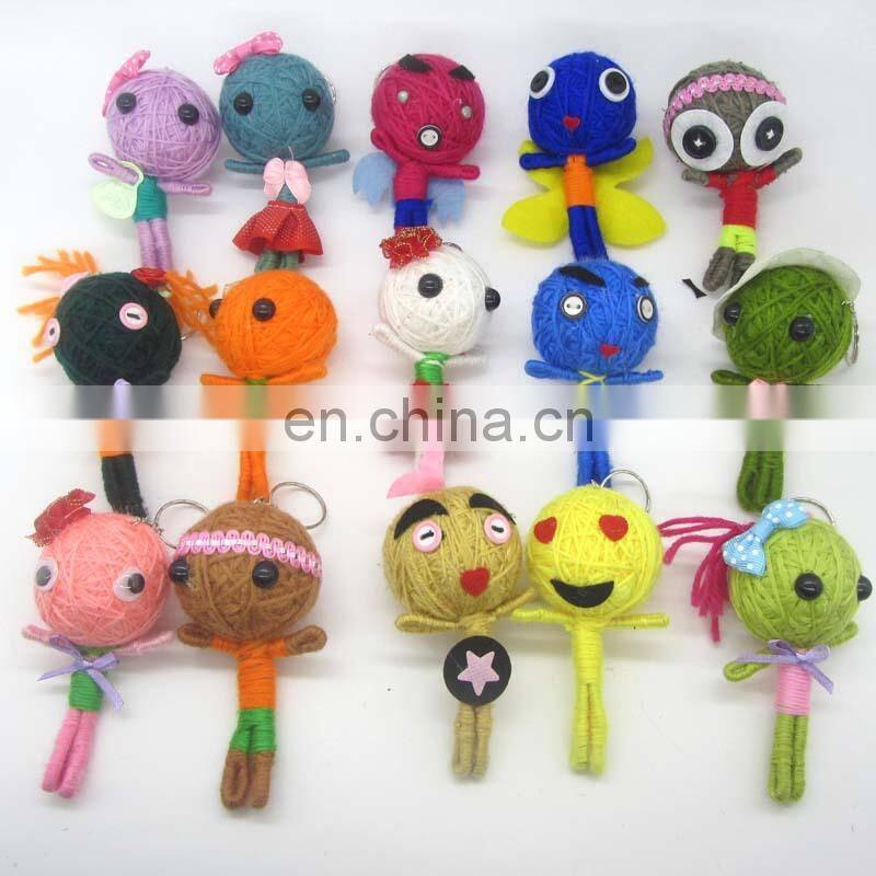 2017 Creative Emoji Voodoo Dolls Key Ring For Halloween