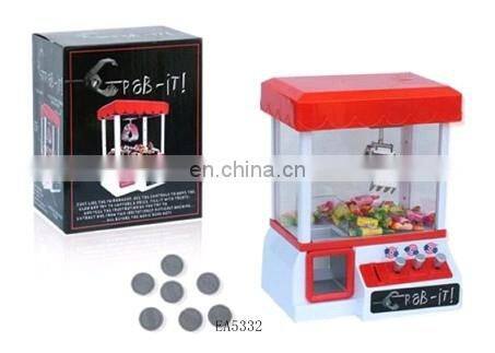 Candy Crawl Toy Plastic Coin Operated Game Machine for sale