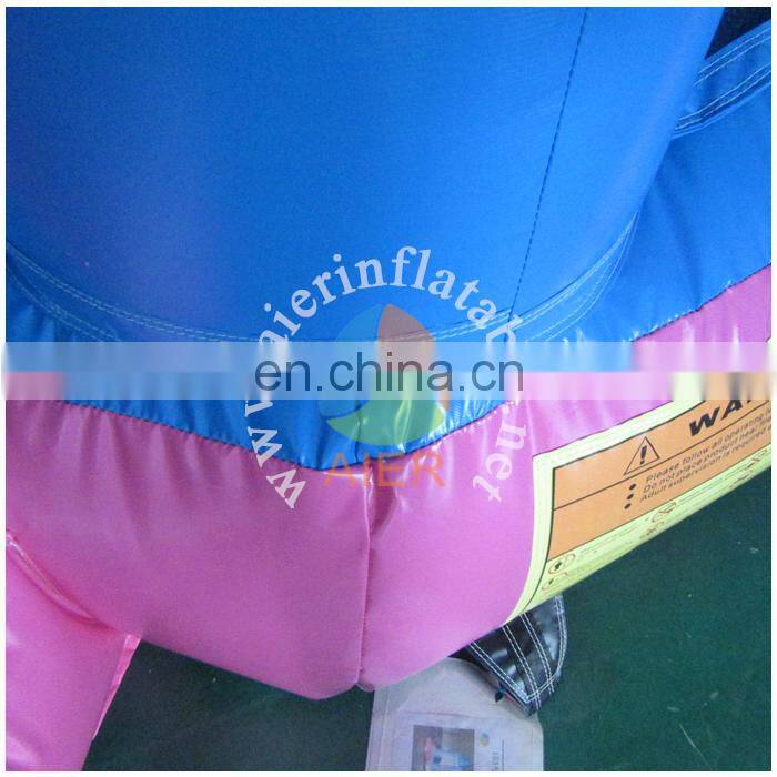 China factory price inflatable frozen bouncy castle / adult baby play toy inflatable bouncer house with slide