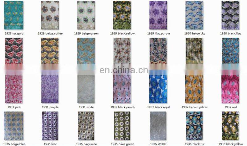 2015 New Fashion African Hand Cut Lace Fabric