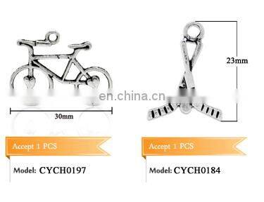 Silver Tone Pink White Enamel Roller Ice Skating Charm Ice Skates Charm Pendant