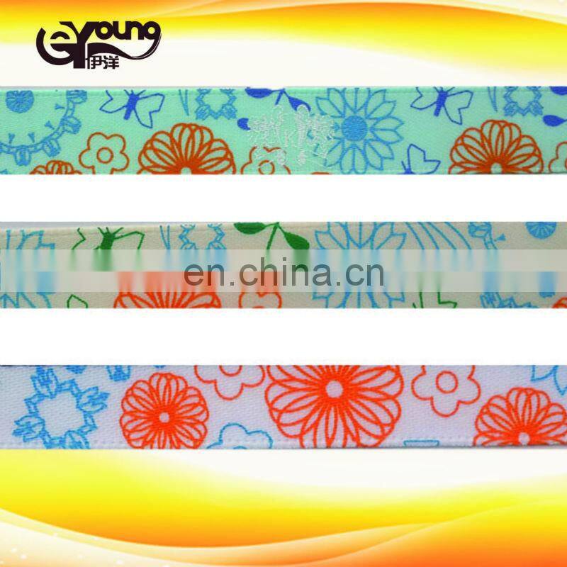 Promotion Polyester Wedding Decoration Woven Satin Ribbon
