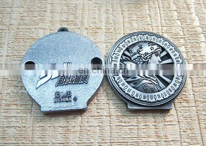 Shenzhen custom old assemble challenge coin no minimum order