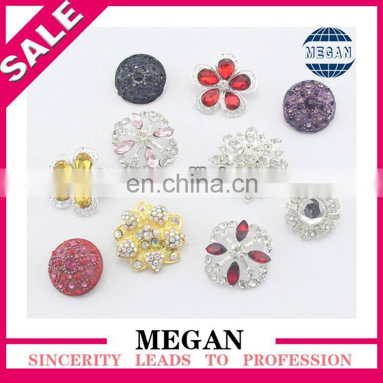 fashion rhinestone letter buttons for Wedding invitation