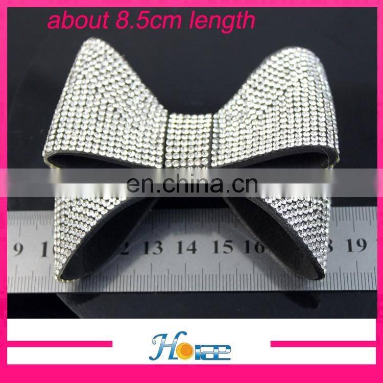 fashion cheap shoe flower rhinestone bowknot decoration
