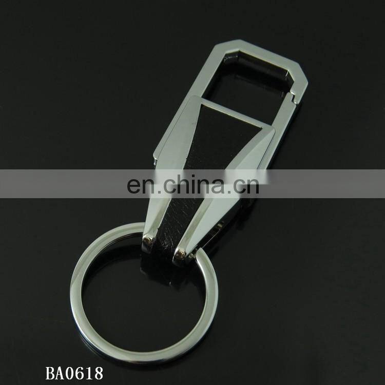 High end fashion luxurious metal keychain for man