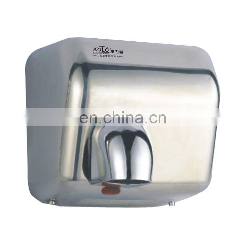 Hot sell High speed Manual Hand Dryer in Stainless Steel with Revolving Nozzle