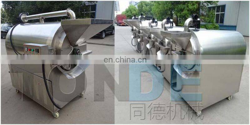 Automatic peanut roasting machine/nuts roaster/nut roasting machine with gas heating
