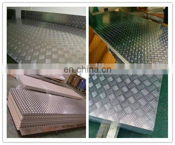 5 bars embossed aluminum sheet