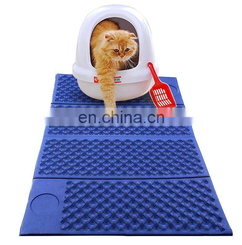 Hongqiang Car Use Foldable Waterproof Pet Cat Litter Mat