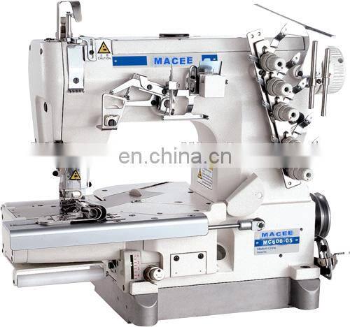 8098-05 Interlock sewing machine for ring type water mark head trousers elastic belt seaming