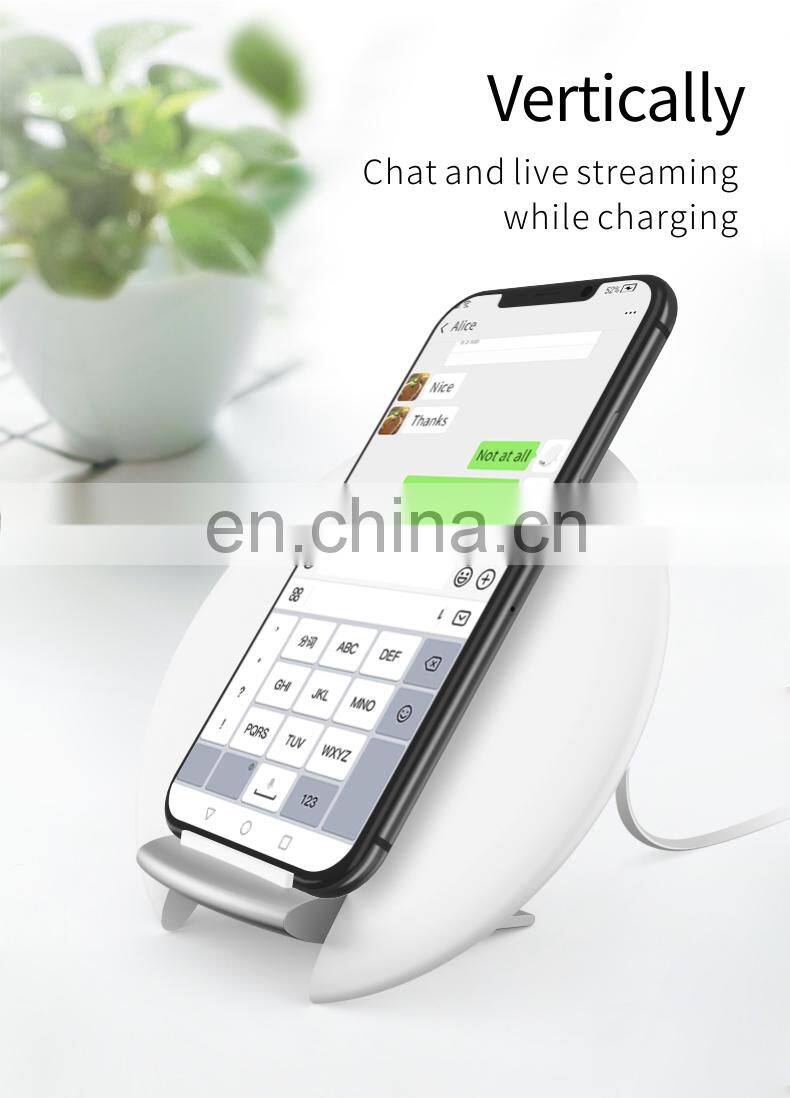 Factory wholesales Super Thin Qi-Standard Fast Charging 15W 10W 7.5W Wireless Charger