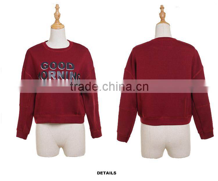 OEM Fashion Printed Good Quality Europe Style Lady Hoody