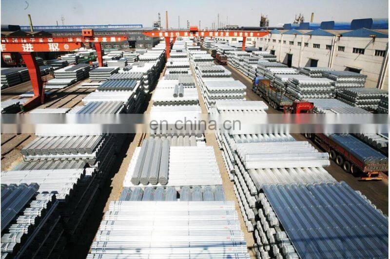 BS1387 Standard Z220 Hot Dipped Galvanized Round Steel Pipe With Plain End