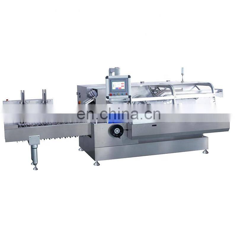 PLC Control High Speed Automatic Continuous Tablet Bottle Cartoning Machine