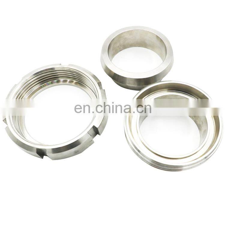 Stainless Steel Slotted Round Nut Hex Nut for Sanitary Unions