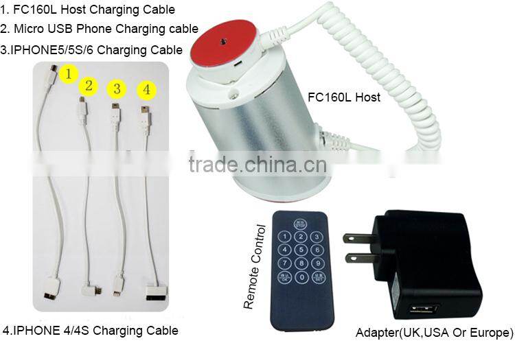 Mobile Phone Security Display Stand With Alarm and Charger
