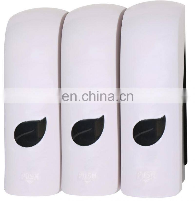 3 in one triple liquid hotel soap dispenser