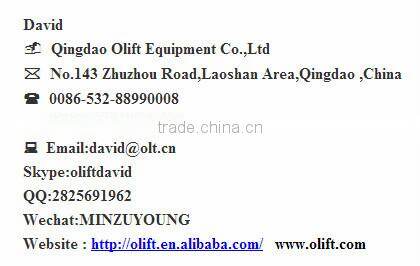 Olift EL 1.5 ton 3.3m full electric stacker (with CE)forklift electric straddle stacker