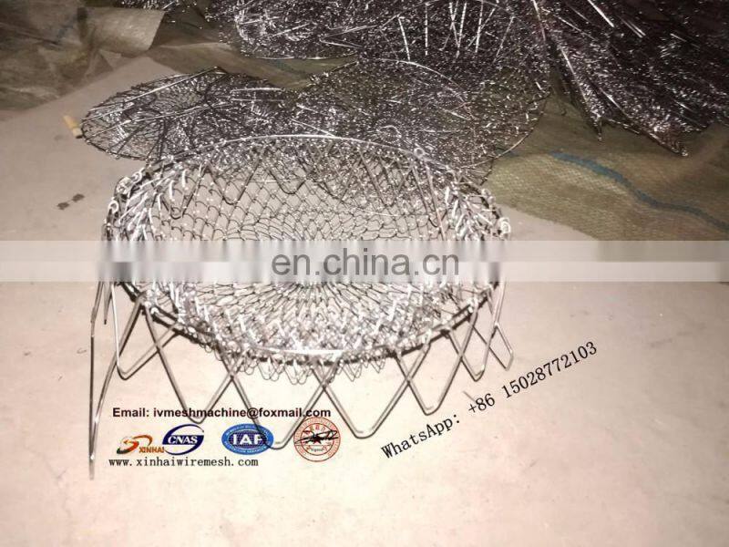 French vintage basket, French salad basket, French wire basket