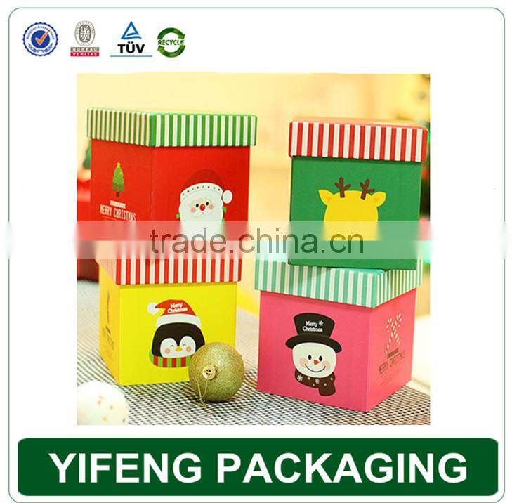Guangzhou factory custom high-grade portable cardboard box with handle