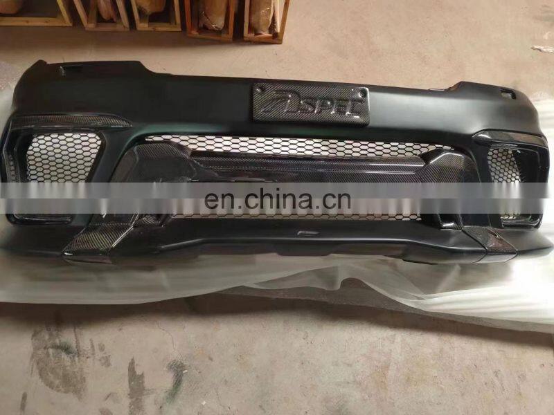 Runde ASPEC Style CF& FRP Wide Body Kit Front Bumper Rear Bumper Side Skirt Fender For Land Rover RANGE ROVE SPORT 2014-2018