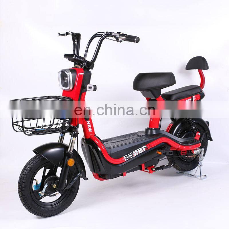 cheap Chinese factory price adult fashion new design electric bicycle 48v12ah electric scooter with pedal