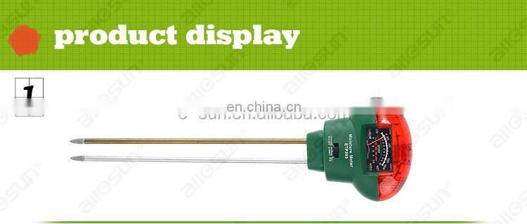 Analog 3-in-1 Moisture Meter Garden Tools with Light Soil Analog PH Meter Test Function Farming All Sun ETP303