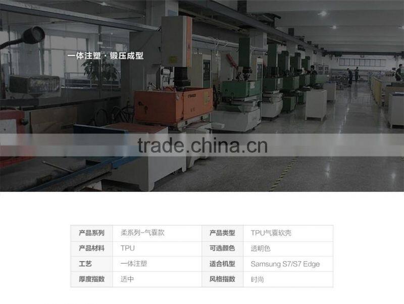 TOTU Newest transparent TPU phone case for SAM S7/S7 edge