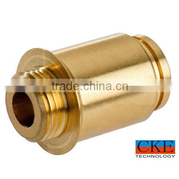 Precision Brass CNC Machined Threaded Bushing Parts