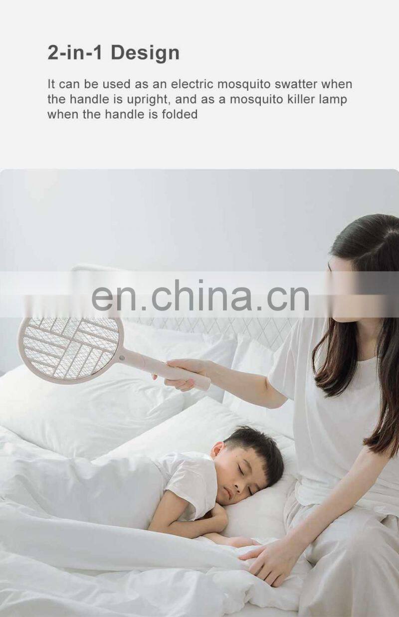 Original rechargeable high quality millet Sothing partial with 2 into 1 fly killing light folding, with night light