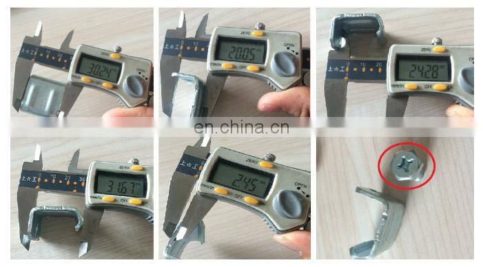 Universal Fabrication Stamping Custom Metal Duct Flange G Clamp