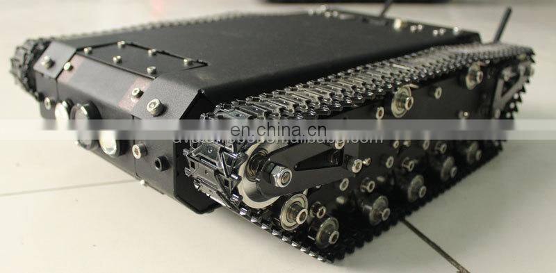 construction machinery parts rubber crawler robot chassis move platform