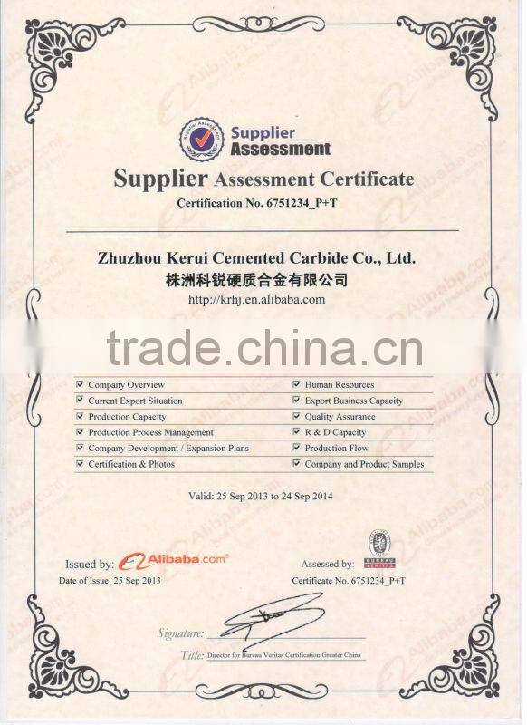 K10K20K30 solid carbide blanks