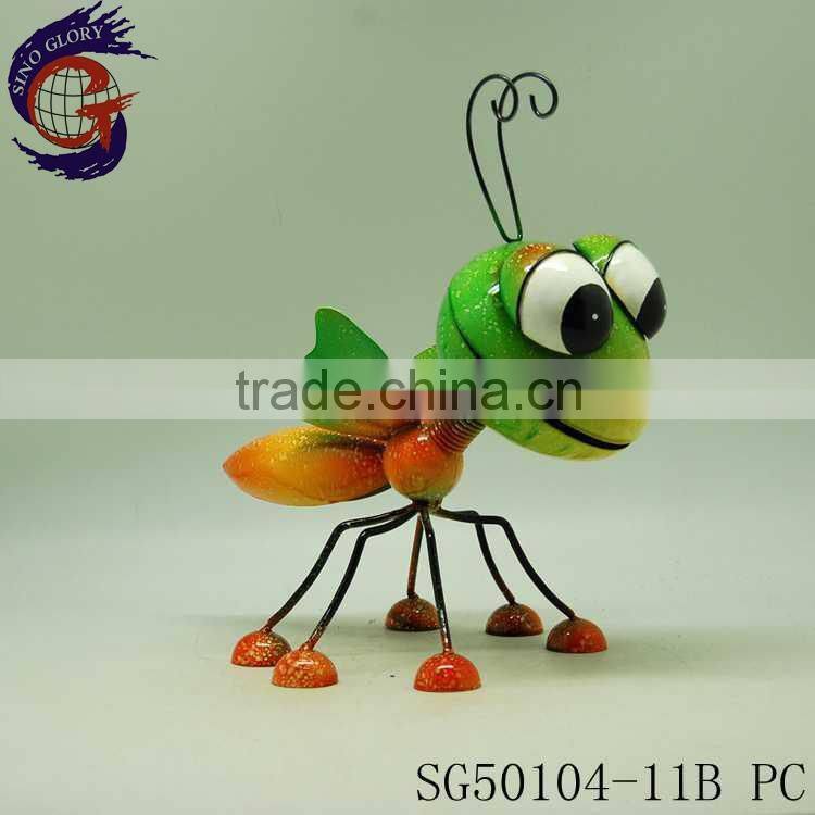 Shining metal ant garden ornaments
