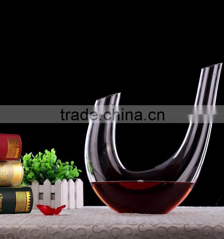 2016 hot selling decanter different shape glass wine decanter home use wine decanter
