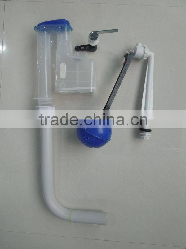 Wall hunge cistern plastic side fill valve fitting ware