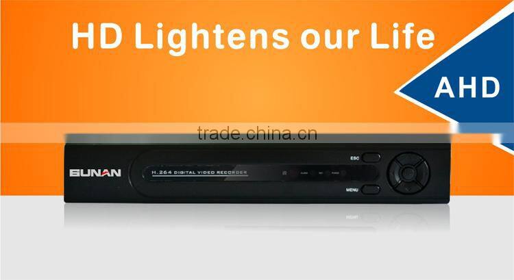 Hi 3531 Solution H264 8CH Realtime 720P AHD DVR Support Network Camera and Password Reset