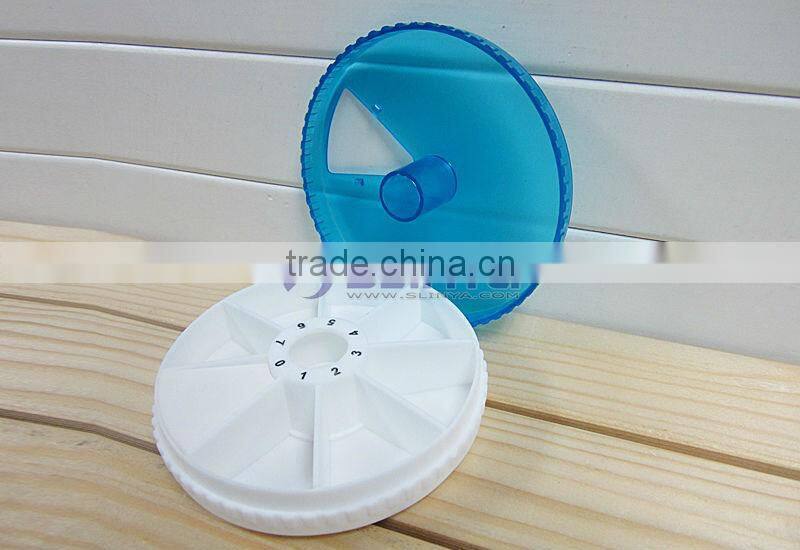 Multifunction Portable Round Pill Box