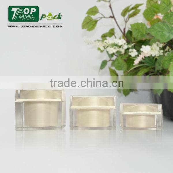 hot sale 30g/50g80g cosmetic platic empty jar with high quality and pocket carrying