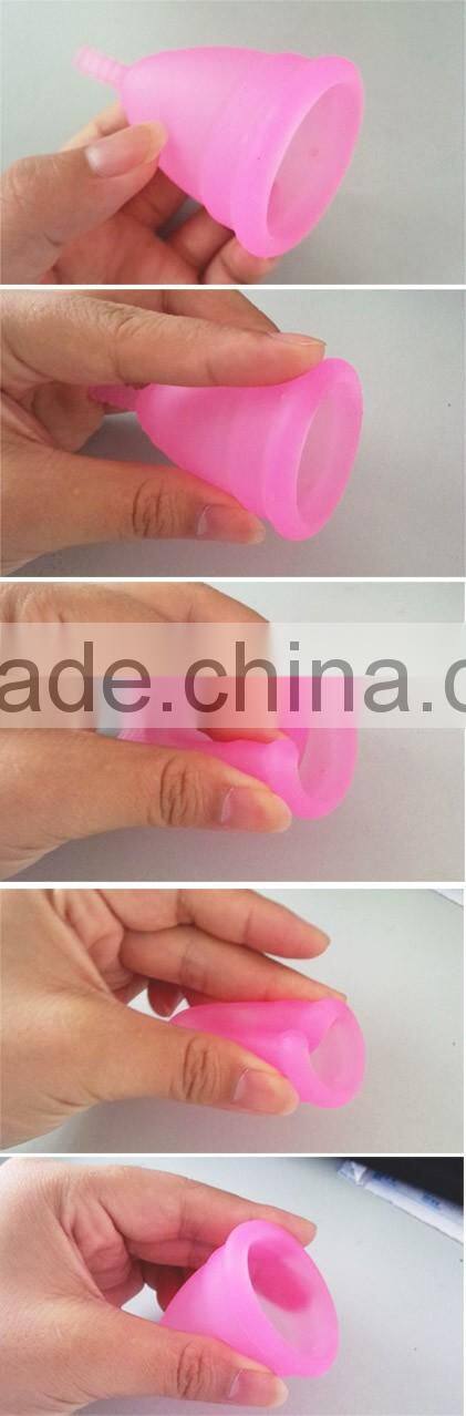 How to use silicone menstrual cup