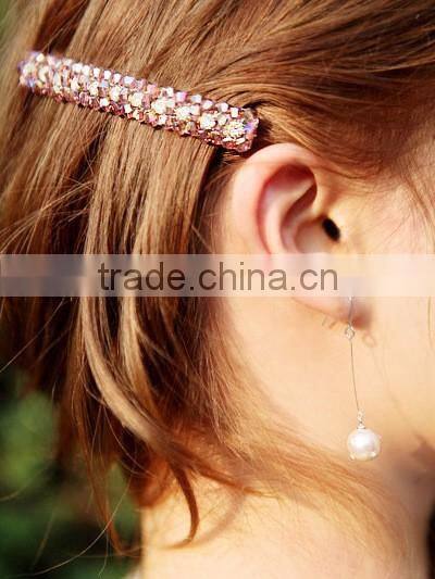 The line drops of crystal hairpinshair clip,Hair Clasp