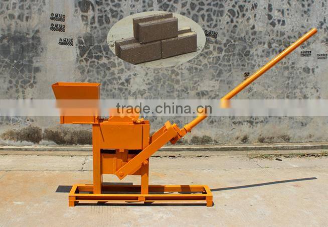 Fu Lang FL1-40 manual clay interlock brick making machine
