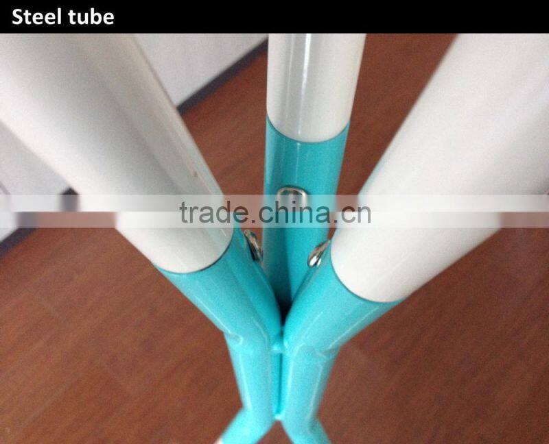 Pretty and Tree shape Steel matel balcony coat dryer rack