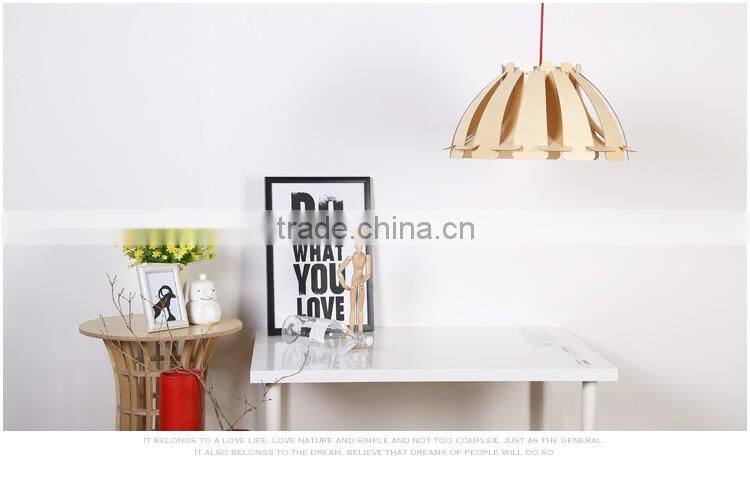 LED pendant Light JK-8005B-25 wooden pendant lamp E27 designer product