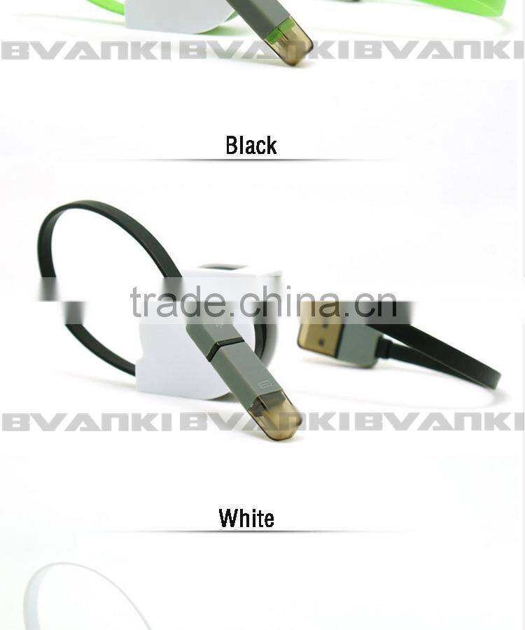 High quality OME and ODM new style high quality I6/micro 2 in 1 usb date cable