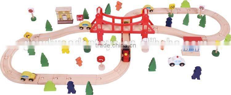 top sale wooden toy fire trucks OEM new design intelligent toy DIY trucks for kids EZ5085